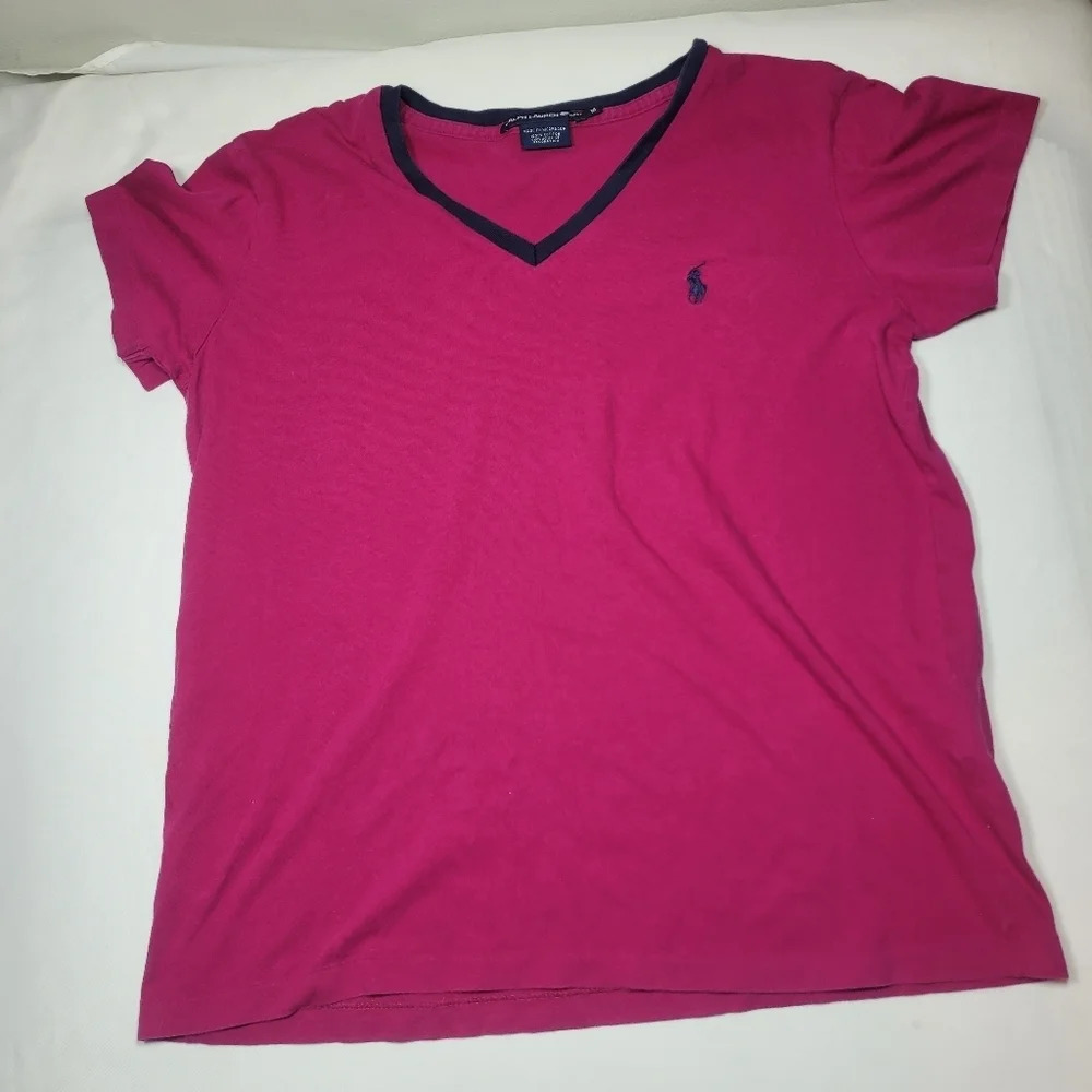 Ralph Lauren Sport Purple Short Sleeve sz M